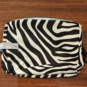Zebra Print Cosmetic Bag